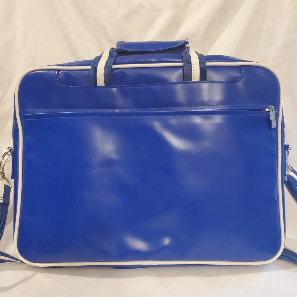 Disney 40th Anniversary Park Exclusive Blue Mickey Messenger Laptop Shoulder Bag